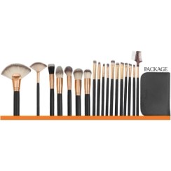 تصویر ست قلم گریم 18 تیکه با کد DR101 برند vergen 