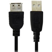 تصویر کابل افزایش طول K-net K-CUE20006 USB 60cm K-net K-CUE20006 USB 60cm Male to USB Female Cable