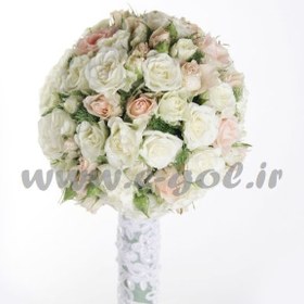 تصویر دسته گل عروس رز 