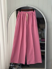 تصویر شلوار بگ خطی پنبه گلکسی مدل ComfortFit با قد ۱۰۶ سانتی‌متر – راحتی بی‌نظیر برای استایل روزمره - سبز صدری 