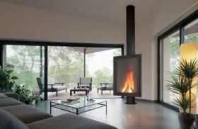 تصویر شومینه مدل کنج 2 