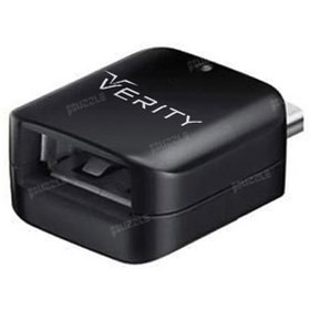 تصویر تبدیل OTG به Type-C وریتی مدل Verity A305 Verity A305 OTG USB To Type-C Adapter