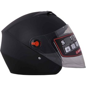 تصویر کلاه کاسکت شتاب بی فک Motorcycle helmet without jaw TSP R31
