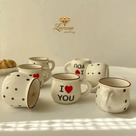 تصویر فنجان قهوه خوری سرامیکی فانتزی 