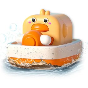 تصویر اسباب بازی حمام جوجه قایق سوار 