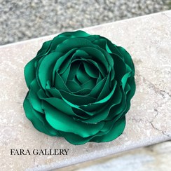 تصویر گل سینه (بروچ) ساتنی کدBF01 