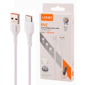 تصویر کابل تایپ سی فست شارژ Ldnio LS841 25w 1m LDNIO LS841 25W 1M TYPE-C FAST CHARGING DATA CABLE