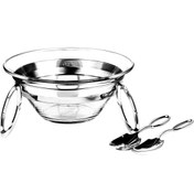 تصویر سوفله سالادخوری پافیلی نقره ای برند راکلند (کدP500) - الو میام 