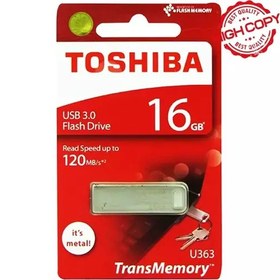 تصویر فلش 16 گیگ توشیبا با گارانتی مادام العمر Toshiba 16G 