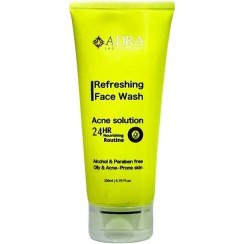 تصویر ژل شستشوی صورت مناسب پوست چرب و آکنه ای آدرا 200 میلی لیتر Adra Refreshing Face Wash Greasy & Combination 200 ml