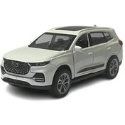 تصویر ماکت ماشین فلزی تیگو ۸ موزیکال چراغدار 