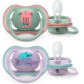 تصویر پستانک فیلیپس ultra air اونت 18- 6 ماهگی Ont Ultra Air orthodontic pacifier, double pack, 6-18 months