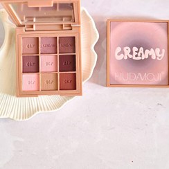 تصویر پلت سایه هدی موجی hudamoji eyeshadow palette creamy