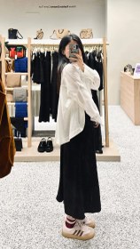 تصویر دامن ماچا مشکی پری - 161A 