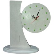 تصویر ساعت رومیزی مدل سنگی 