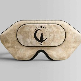 تصویر طرح گربه کد501 برای چشم بند خواب کورال Cat Design for Coral501 Sleep Mask