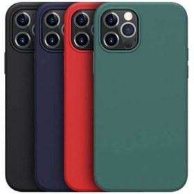 تصویر کاور مدل سیلیکونی مناسب برای گوشی موبایل اپل Apple iPhone 12 Pro Max Silicone model cover suitable for Apple iPhone 12 Pro Max mobile phone