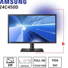 تصویر مانیتور سامسونگ مدل S24C450 (استوک) Samsung S24C450 24 inch monitor