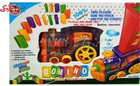 تصویر اسباب بازی قطار دومینو چین DOMINO TRUCK 