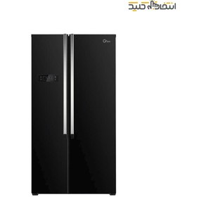 تصویر یخچال و فریزر ساید بای ساید جی پلاس مدل GSS-K716BG ا Gplus GSS-K716BG Side By Side Refrigerator Gplus GSS-K716BG Side By Side Refrigerator