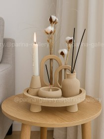 تصویر ست دکوری خانه - کرم 