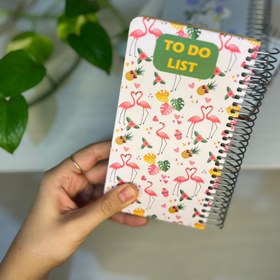 تصویر دفترچه روزانه - ساده نارنجی To do list note book