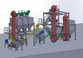 تصویر هط تولید خوراک دام 3تن در ساعت - 3تن 