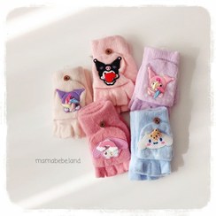 تصویر دستکش کرومی فرفره ای 