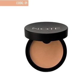 تصویر پنکک فشرده نوت Luminous Silk شماره 01 Note Luminous Silk Compact Powder 01