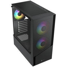 تصویر کیس کامپیوتر Mid Tower لاجی کی مدل C273B LogiKey C273B Mid Tower Computer Case