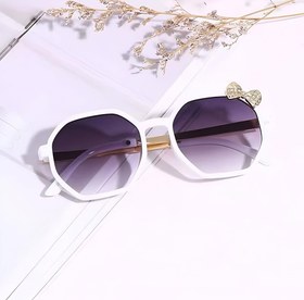 تصویر عینک بچه گانه پاپیونی دسته فلزی 