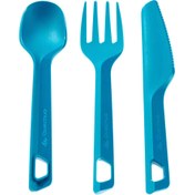 تصویر ست قاشق چنگال و چاقو مسافرتی لایف کمپ Life Camp travel knife and fork set