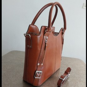 تصویر کیف زنانه باچرم طبیعی 