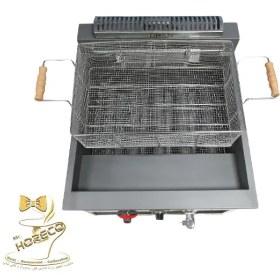 تصویر سرخ کن صنعتی ۱ لگن رومیزی گازی بزرگ 30 لیتری ABA کد 26731 