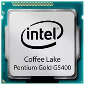 تصویر پردازنده تری اینتل مدل Pentium Gold G5400 ا Pentium Gold G5400 3.7GHz LGA 1151 Coffee Lake  CPU Pentium Gold G5400 3.7GHz LGA 1151 Coffee Lake  CPU