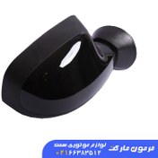 تصویر آینه پرستیژ تنظیم دستی مشکی راست ال 90/ساندرو 