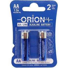 تصویر باتری قلمی آلکالاین کارتی ORION AA Battery