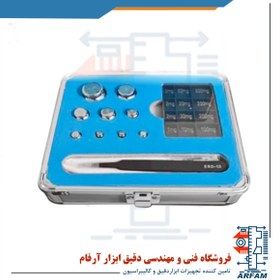 تصویر جعبه وزنه استیل کالیبراسیون کلاس F1 Calibration Weight Steel Class F1 1mg-100gr