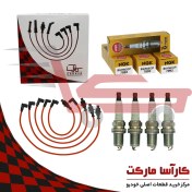 تصویر پک شمع و وایر پژو 405 موتور 2000 