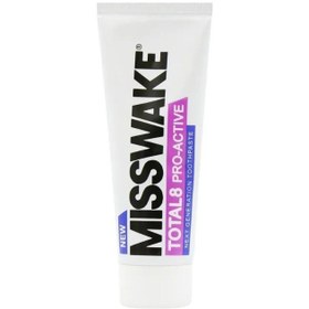 تصویر خمیردندان میسویک توتال 8 پرو اکتیو 100 میل Misswake Total 8 Pro Active Toothpaste 100ml