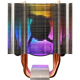 تصویر فن خنک کننده CPU گیم دیاس  E1-410 Lite RGB Fan Cpu Gamdias BOREAS E1-410 Lite