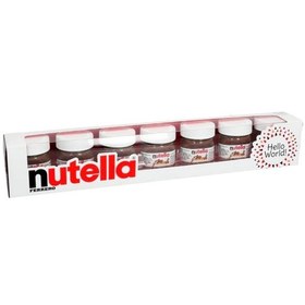 تصویر نوتلا مینی ولنتاین 25 گرمی بسته ی 7 عددی nutella 