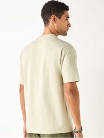 تصویر تی‌شرت بافت‌دار و دوخته شده لی کوپر با یقه گرد برند lee cooper Lee Cooper Textured Cut and Sew T-shirt with Crew Neck