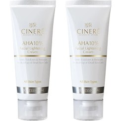 تصویر کرم لایه بردار پوست سینره مدل AHA حجم 40 میلی لیتر مجموعه دو عددی 