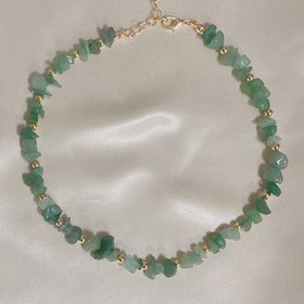 تصویر گردنبند سنگ آونتورین 