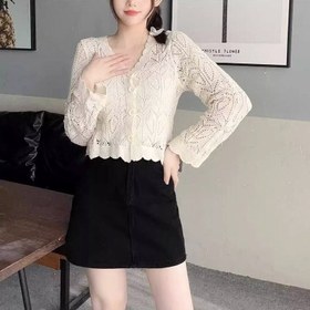 تصویر ژاکت قلاب بافی 