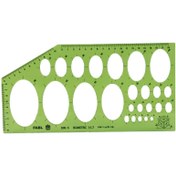 تصویر شابلون بیضی فابل ۲۴ عددی 