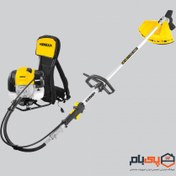 تصویر علف زن کوله ای کنزاکس مدل KBP-252 بنزینی ۲ زمانه 