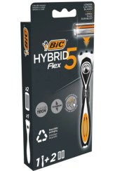 تصویر تیغ بیک هیبریدی مردانه فلکس 5 تیغه Bic Hybrid Flex 5 