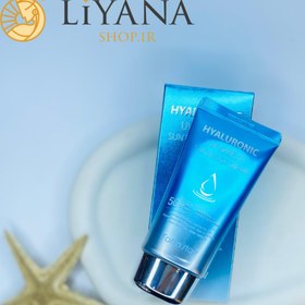 تصویر کرم ضد آفتاب هیالورونیک اسید فارم استی Farm Stay Hyaluronic UV Shield Sun Block Cream SPF50